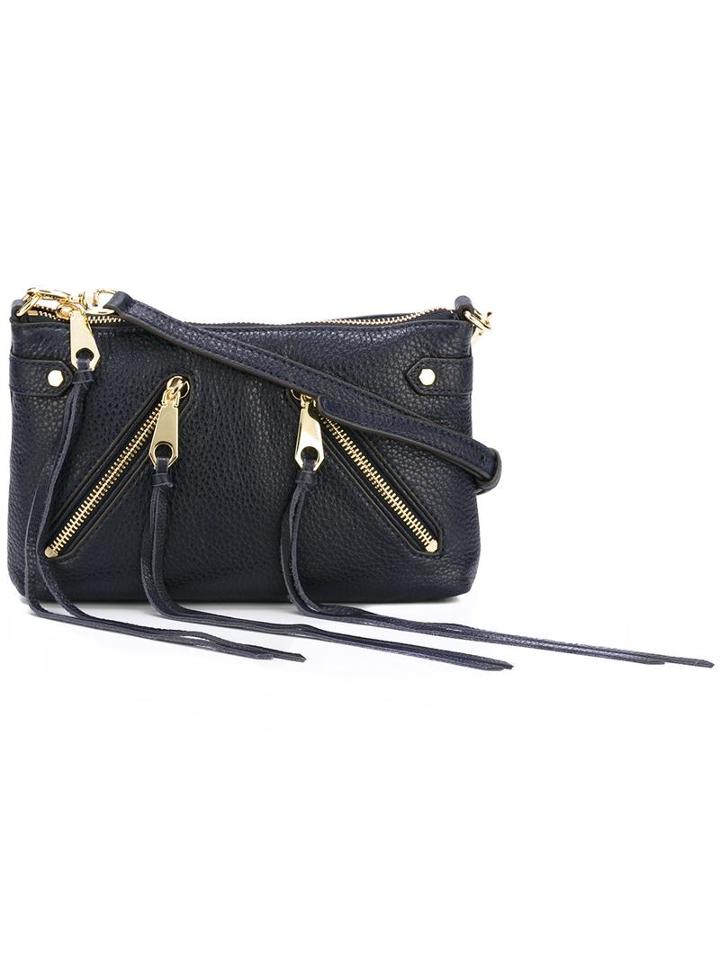 Rebecca Minkoff Zipped Crossbody Bag, Women's, Blue