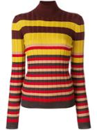 Marni Striped Turtle Neck Sweater - Multicolour