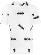 Paul Smith Ant Print T-shirt, Men's, Size: Medium, White, Cotton