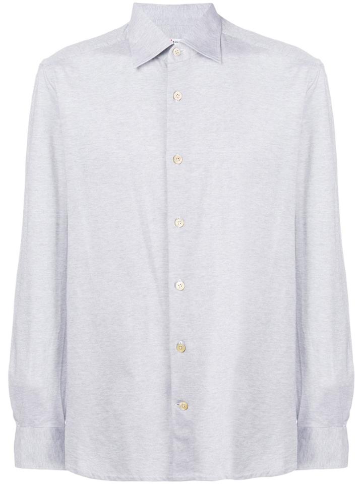 Kiton Plain Shirt - Grey