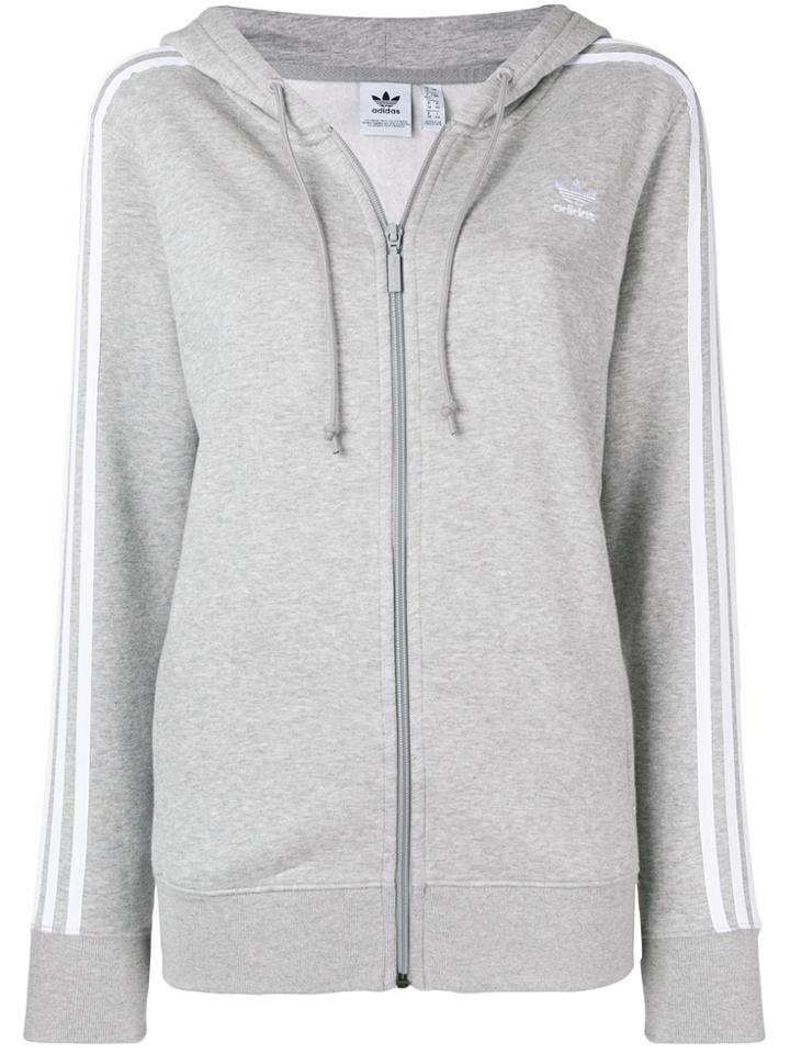 Adidas Classic 3-stripes Hoodie - Grey