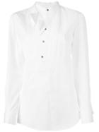 Angular Bowtie Bib Shirt, Women's, Size: 44, White, Cotton, Dsquared2