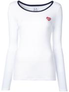 Zoe Karssen I Love Bikers T-shirt, Size: Medium, White, Cotton/modal