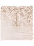 Faliero Sarti Embroidered Floral Skirt - Neutrals