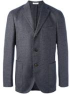 Boglioli Three Button Blazer, Men's, Size: 58, Blue, Cupro/cashmere/wool
