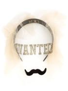 Piers Atkinson 'wanted Moustache' Veil