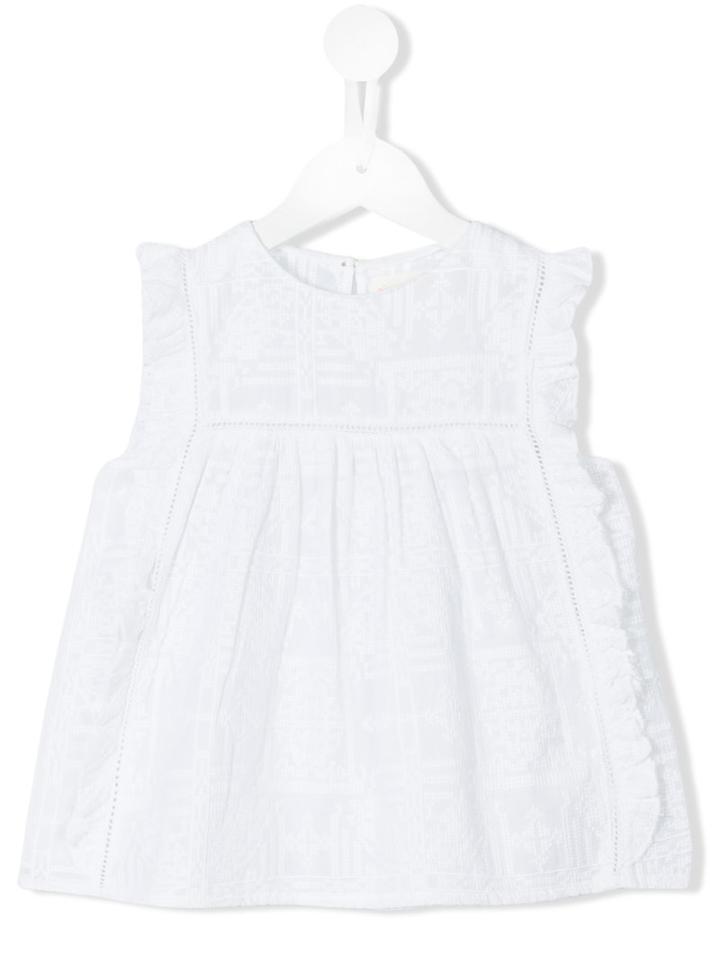 Simple Kids - Goa Blouse - Kids - Cotton/rayon - 4 Yrs, White