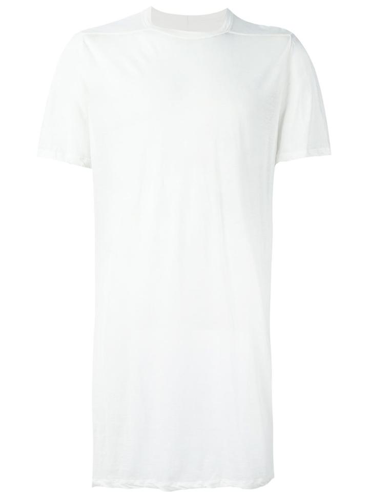 Rick Owens Long T-shirt - White