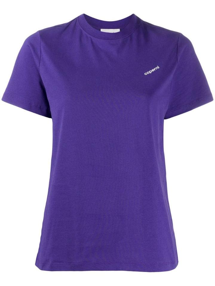 Coperni Printed Logo T-shirt - Purple