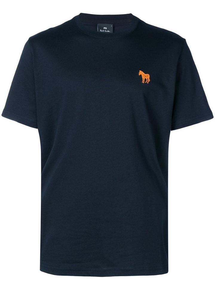 Ps Paul Smith Zebra Logo T-shirt - Black