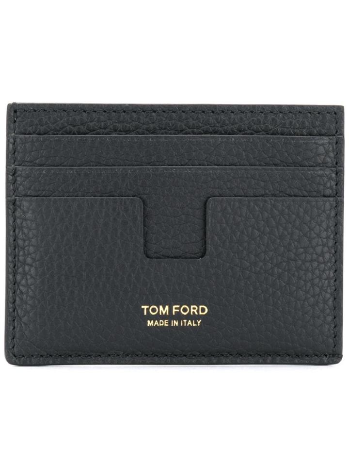 Tom Ford Logo Embossed Cardholder - Black