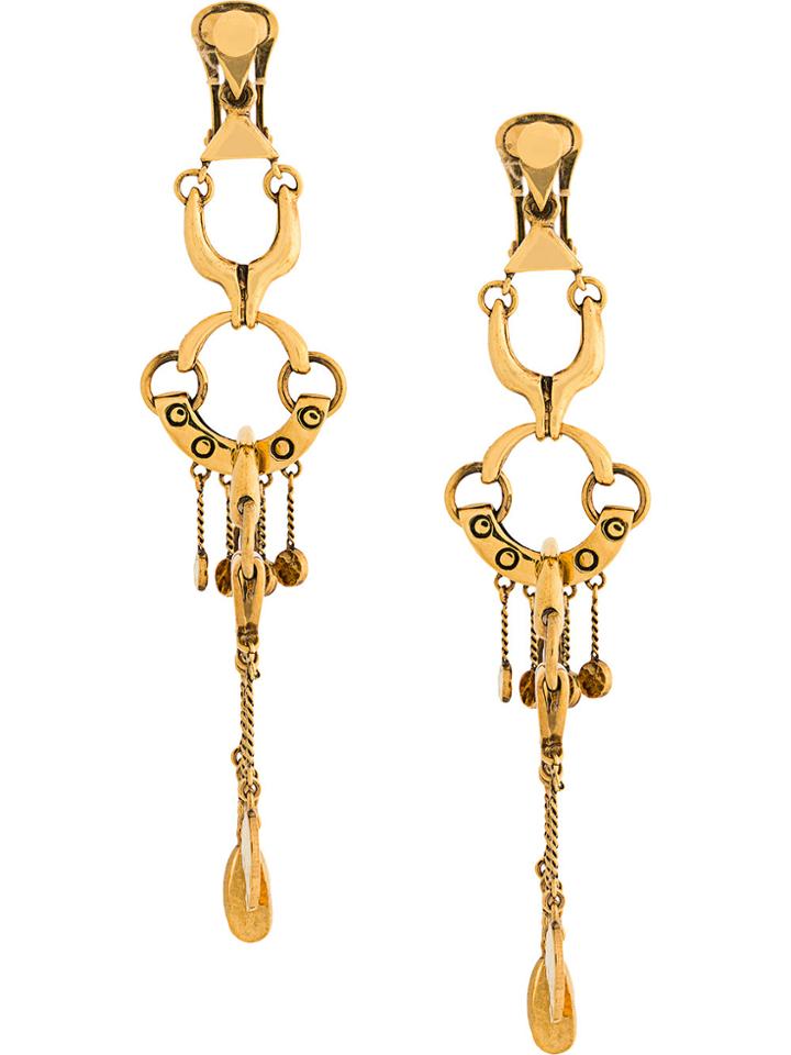 Chloé Quinn Dangle Earrings - Metallic