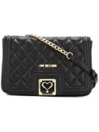 Love Moschino Chain Strap Shoulder Bag, Women's, Black, Leather