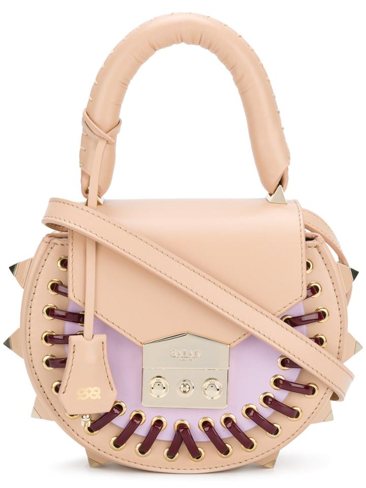 Salar Round Shoulder Bag - Nude & Neutrals