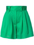 Styland High Rise Tailored Shorts - Green