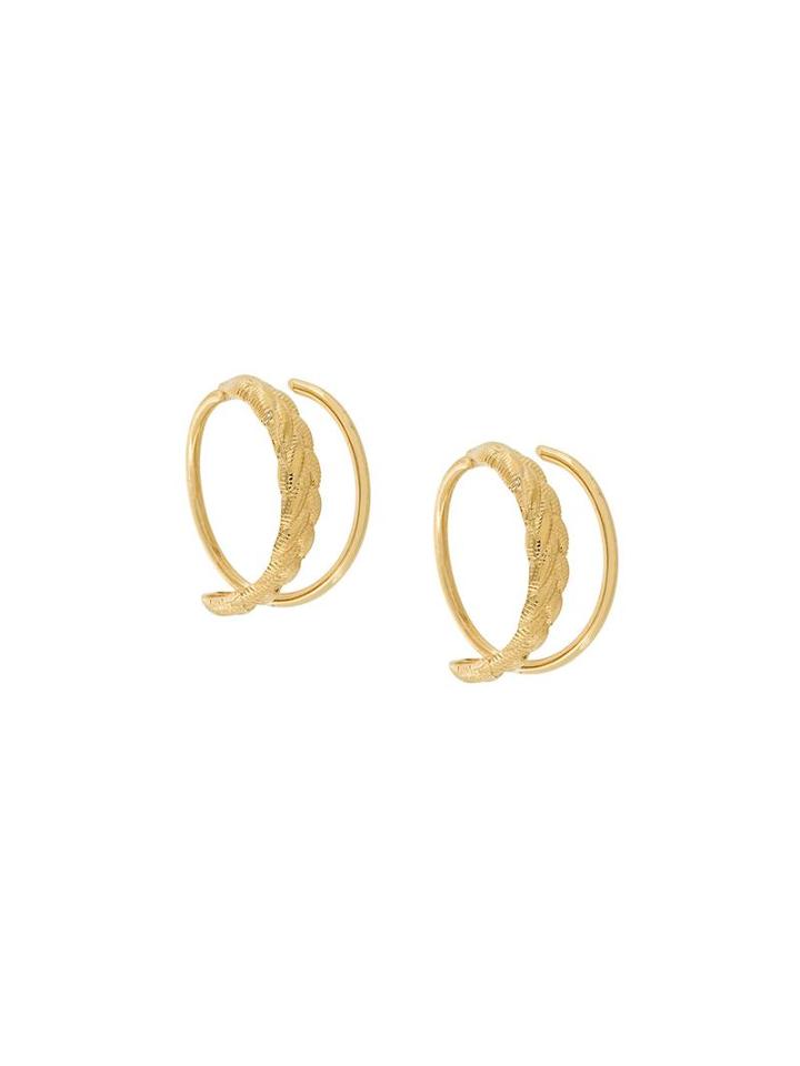 Ca & Lou 'lily Mini' Earrings, Women's, Metallic