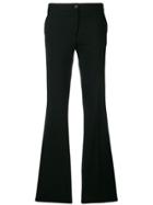 Yang Li Mid-rise Flared Trousers - Black