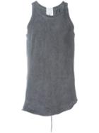 Lost & Found Rooms Exposed Seam Tank Top, Men's, Size: S, Grey, Cotton