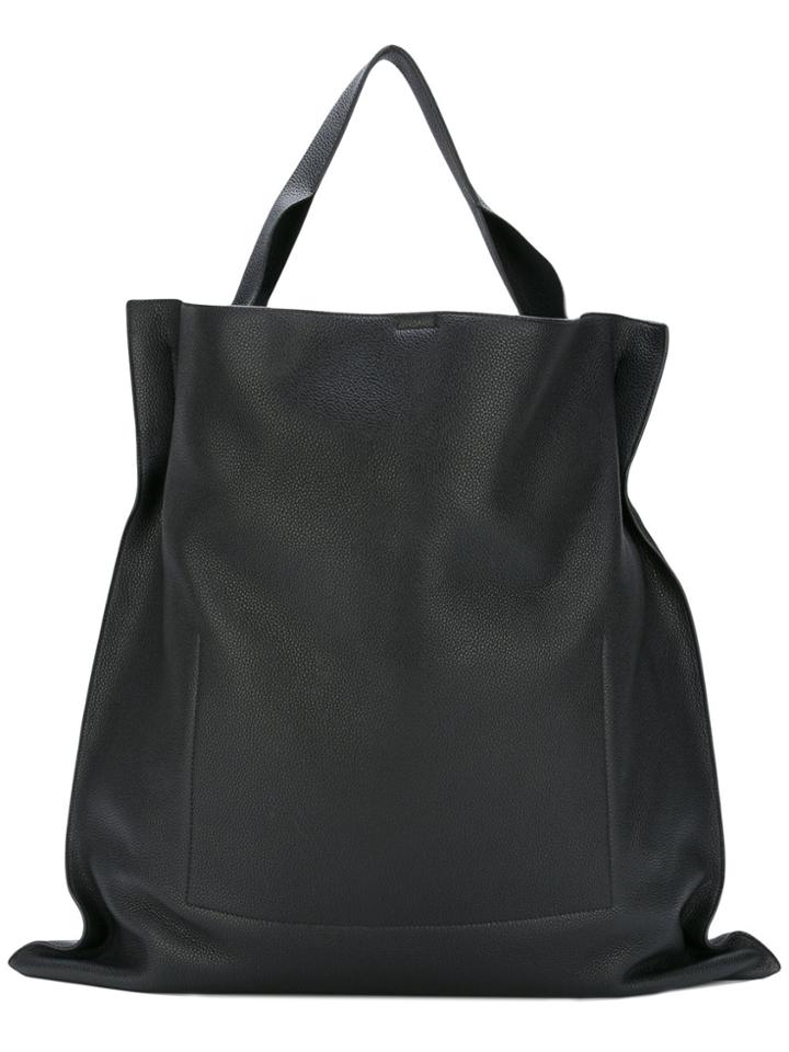 Jil Sander Large Shopper - Black