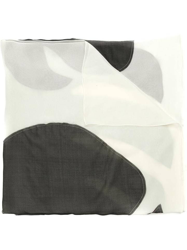 Mara Mac Foliage Print Scarf - 0019a