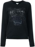 Kenzo 'tiger' Sweatshirt, Women's, Size: Large, Black, Cotton