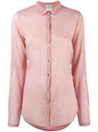 Forte Forte Crinkle-effect Blouse, Women's, Size: 2, Pink/purple, Silk/cotton