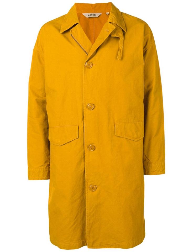 Aspesi Commander Car Coat - Yellow