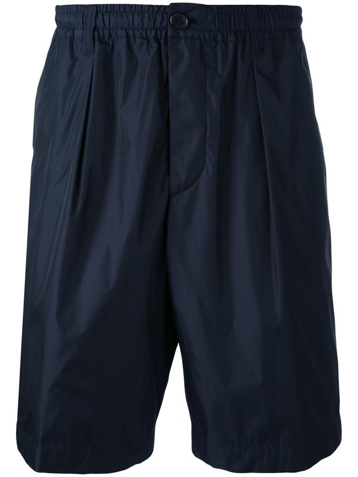 Marni - Elastic Band Shorts - Men - Polyamide/cotton - 52, Blue, Polyamide/cotton
