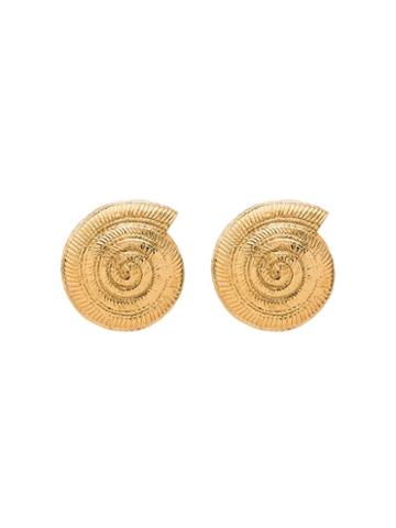 Tohum Archi Shell Earrings - Gold