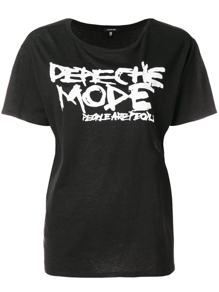 R13 Depeche Mode T-shirt - Black