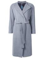 Guild Prime Belted Coat, Women's, Size: 3, Grey, Wool/nylon/cashmere
