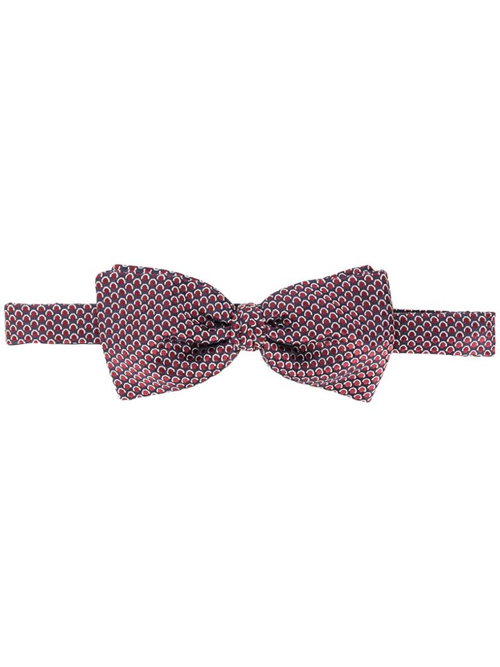 Ermenegildo Zegna Patterned Bow Tie - Red