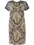Etro Embellished Oriental Dress - Multicolour