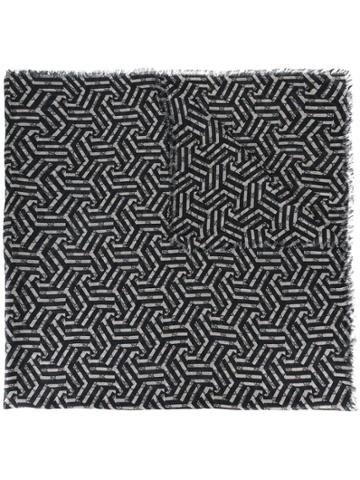Gucci Gg Caleido Scarf - Black