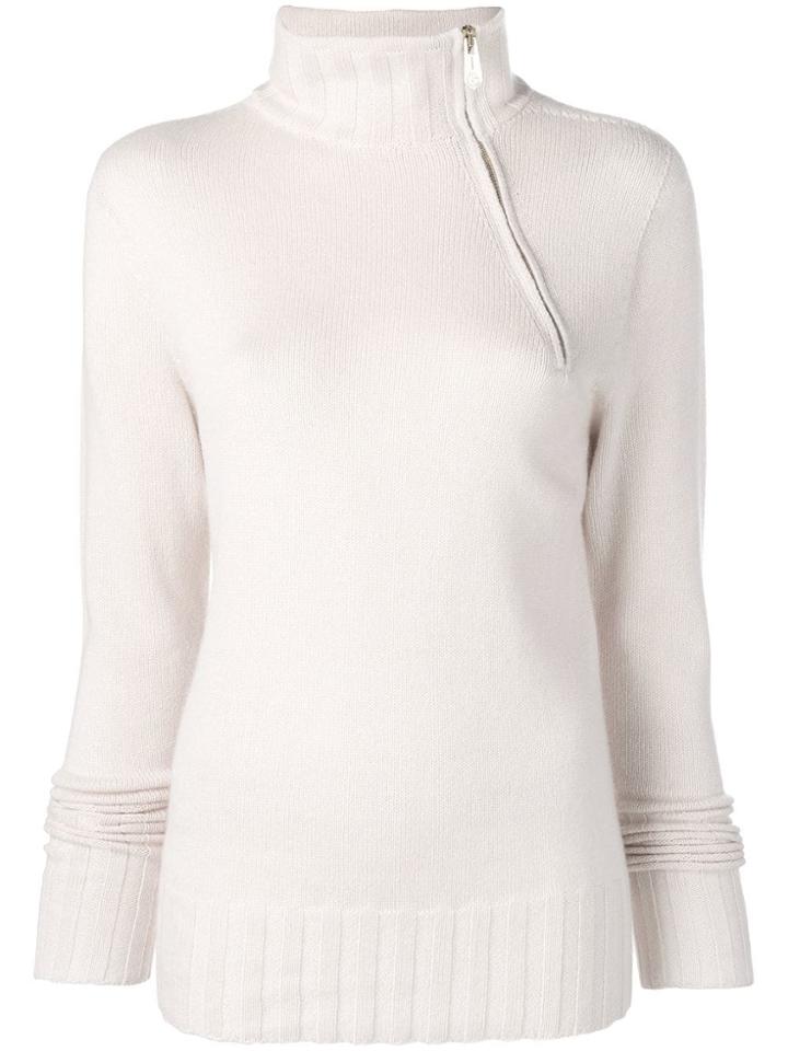 Giorgio Armani Turtle-neck Long Sleeve Sweater - Neutrals