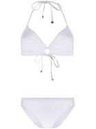 Dolce & Gabbana Triangle Bikini Set - White