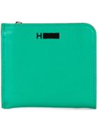 H Beauty & Youth Small Zip Wallet - Green