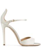 Deimille Buckle Strap Sandals - White