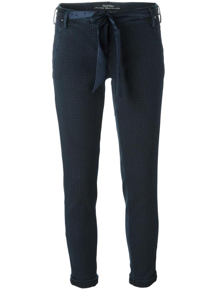 Jacob Cohen 'mod' Slim-fit Trousers, Women's, Size: 28, Blue, Cotton/polyamide/spandex/elastane