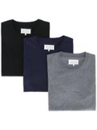 Maison Margiela - Classic Plain T-shirt - Men - Cotton - L, Blue, Cotton
