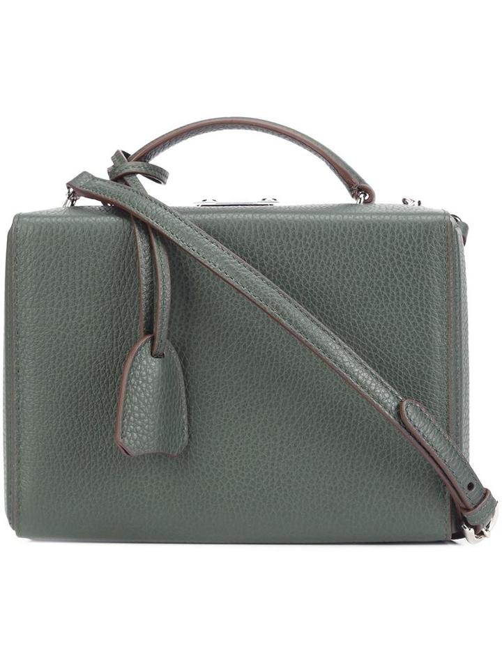 Mark Cross Small 'grace' Box Tote, Women's, Green
