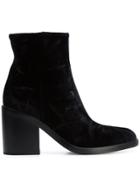 Ann Demeulemeester Fitted Heeled Boots - Black