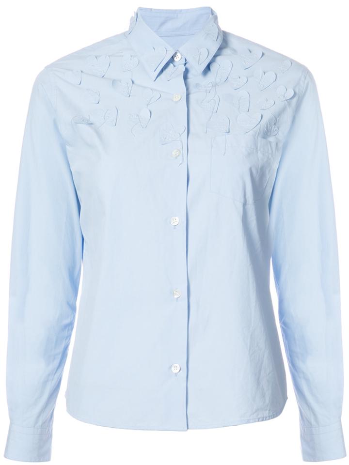Jimi Roos Heart Embellished Shirt - Blue