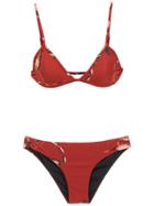 Haight Fixo Double Bikini Set - Red