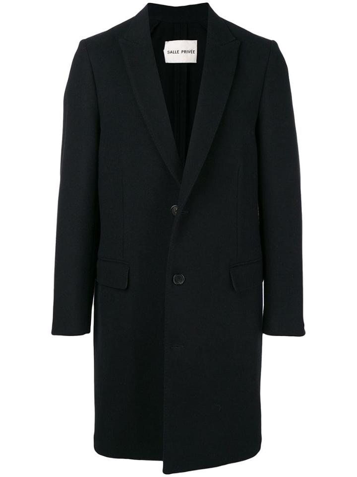 Salle Privée Gilles Single Breasted Coat - Blue