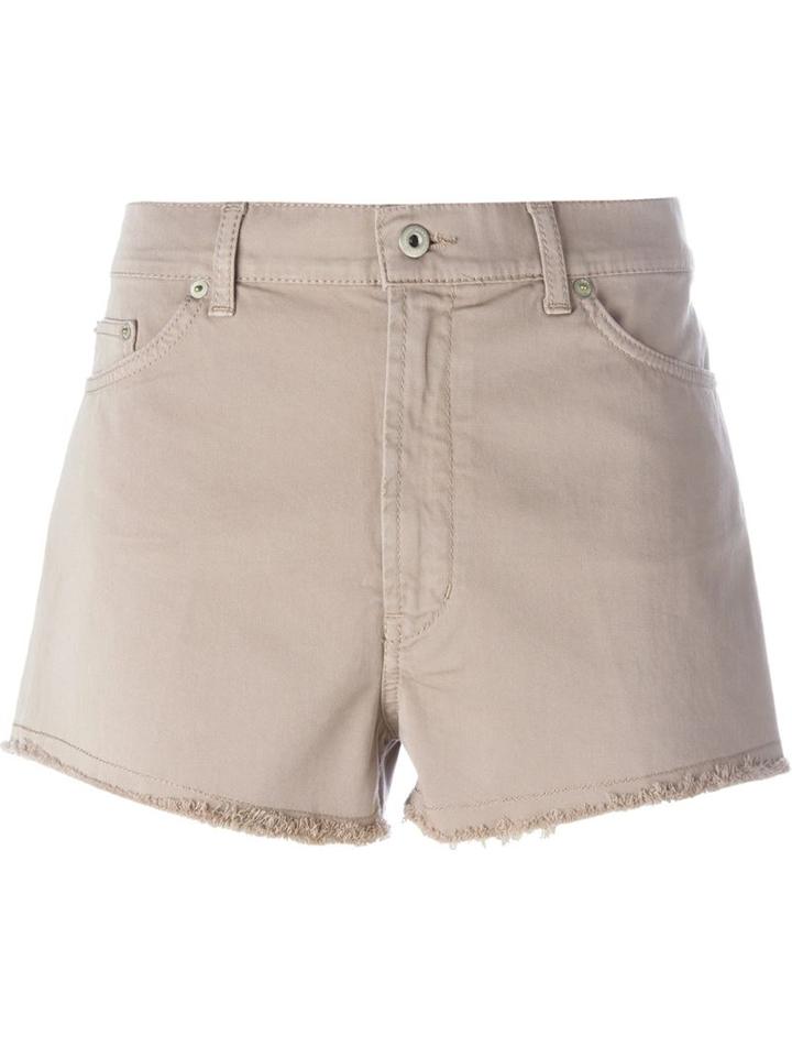 Dondup Denim Shorts, Women's, Size: 27, Nude/neutrals, Cotton/spandex/elastane