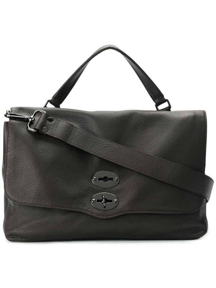 Zanellato Twist-lock Tote Bag - Brown