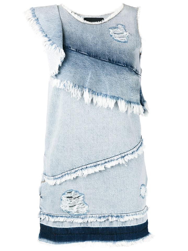 Marco Bologna - Denim Dress - Women - Cotton - 42, Blue, Cotton