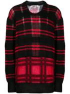Mcq Alexander Mcqueen Check Crew Neck Jumper - Black