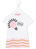 Fendi Kids - Light Bulb Print T-shirt - Kids - Cotton/spandex/elastane - 12 Mth, Toddler Girl's, White